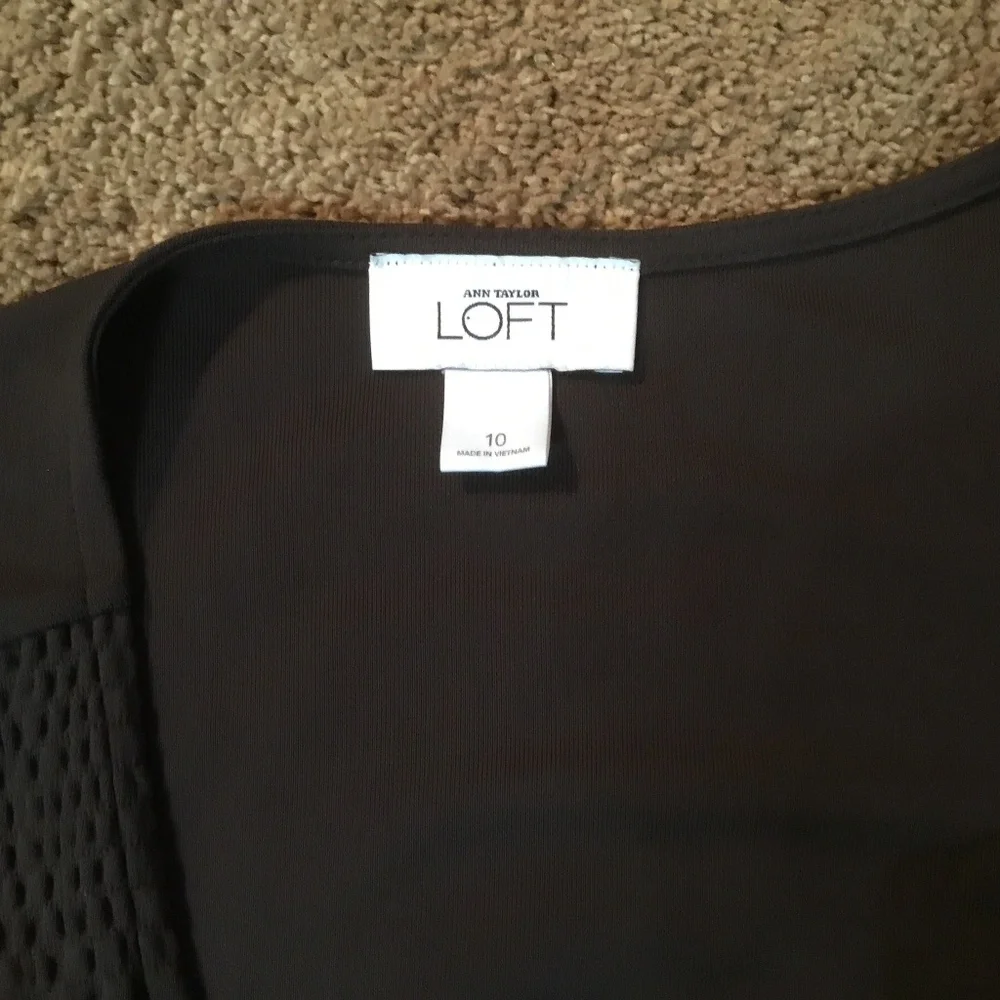 Brown Wrap  Dress Ann Taylor LOFT - Picture 2 of 5